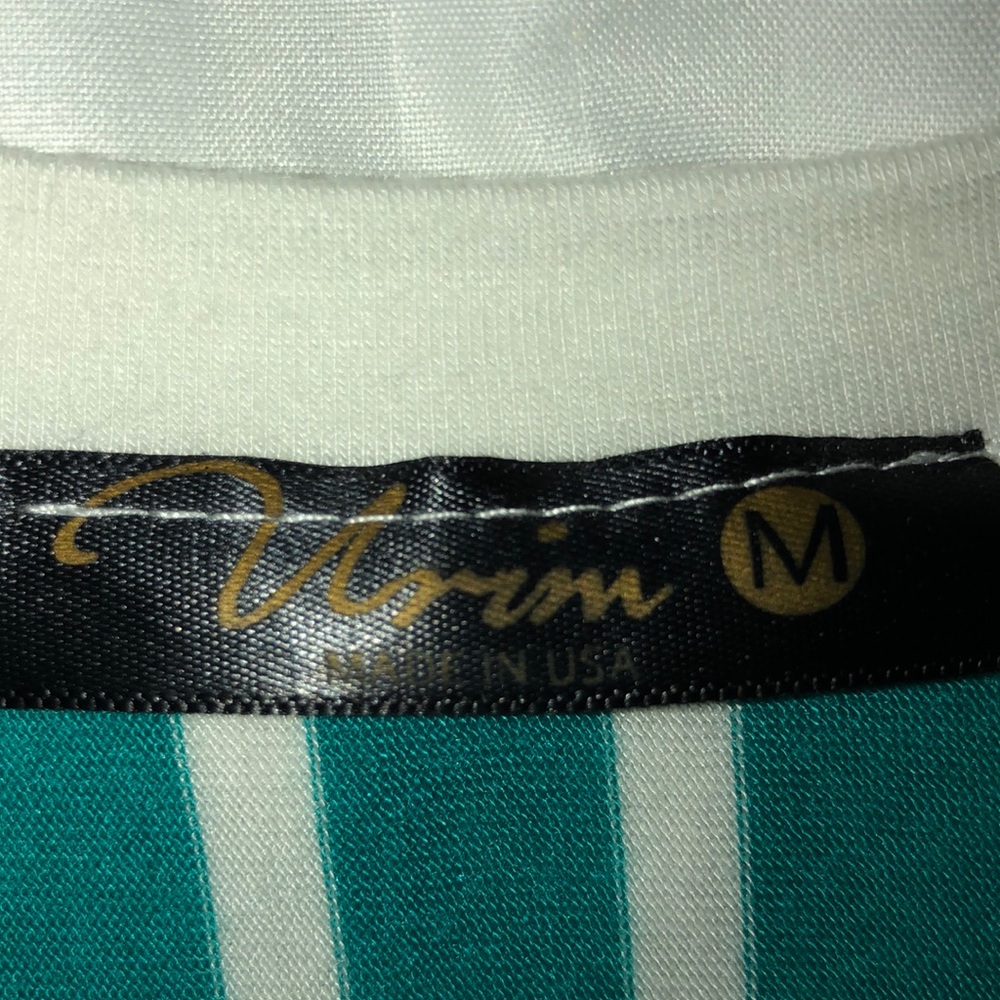 Turquoise & white top - Picture 7 of 8